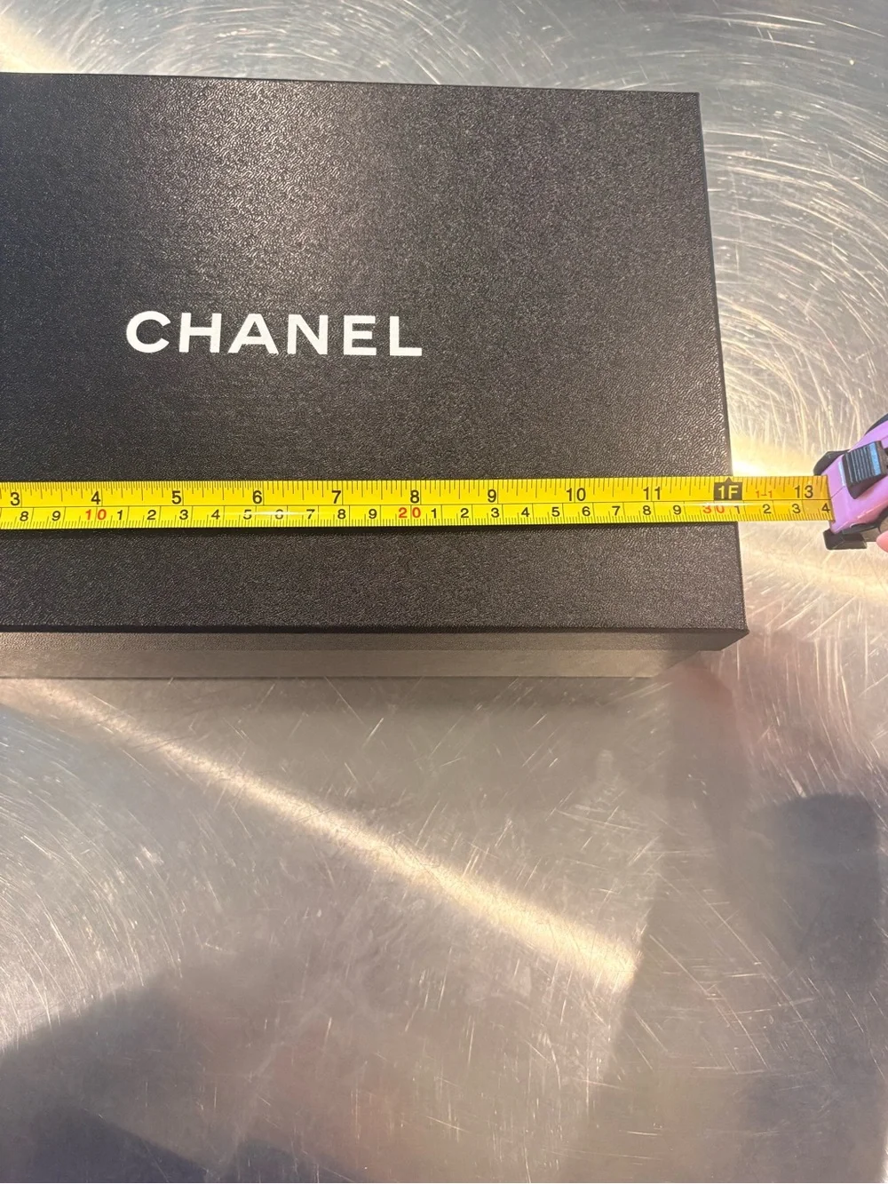 CHANEL Black Box with White Logo
